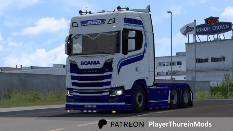 ETS2 1.60 JAGA skin for Scania S by Player Thurein