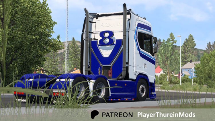 ETS2 1.60 JAGA skin for Scania S by Player Thurein