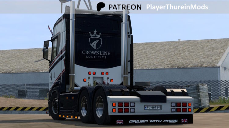 ETS2 1.60 Crownline Combo Skin for Scania S by Player Thurein