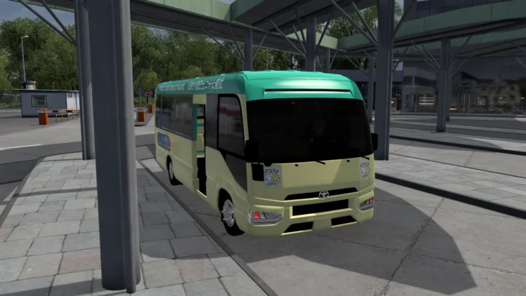 HK Minibus Paintjobs for Toyota Coaster G4 2022