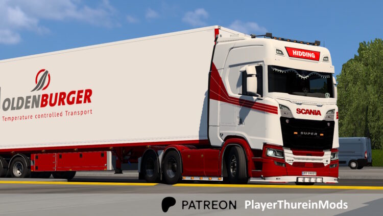 ETS2 OLDENBURGER Skin for Scania by Player Thurein