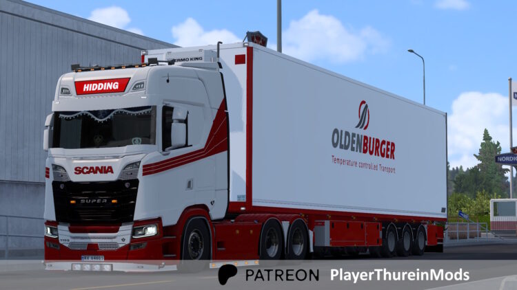 ETS2 OLDENBURGER Skin for Scania by Player Thurein