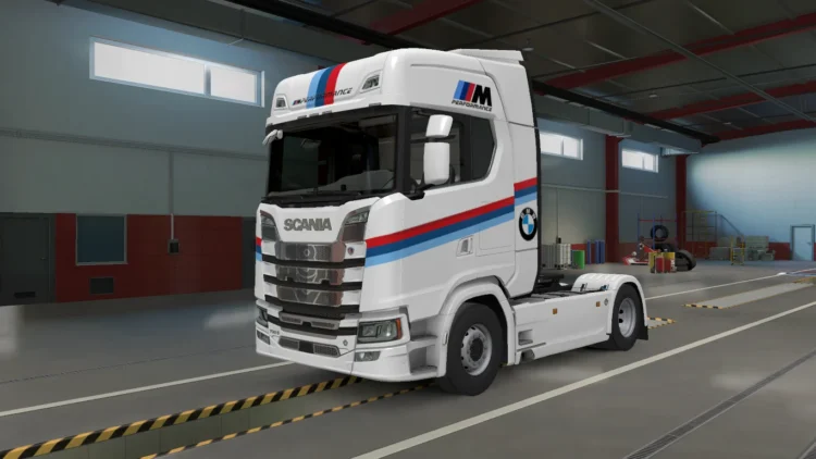 BMW SKIN FOR SCANIA S NextGen TRUCK