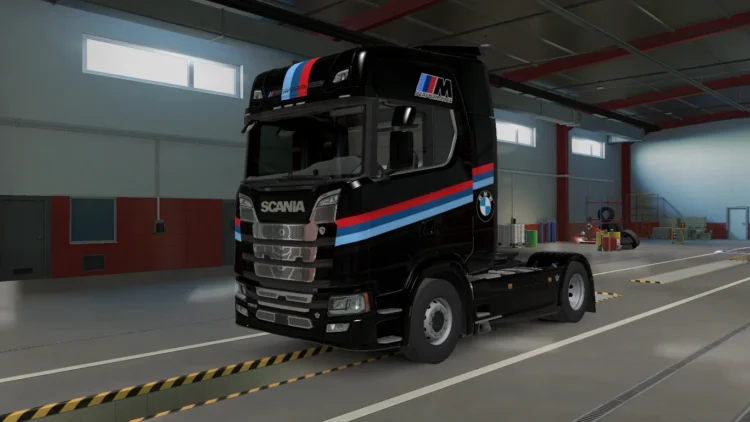 BMW SKIN FOR SCANIA S NextGen TRUCK