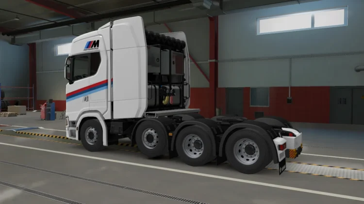 BMW SKIN FOR SCANIA S NextGen TRUCK
