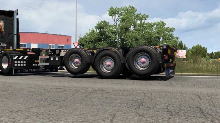 Lift Axle for SCS & K&auml;ssbohrer Container Trailer v1.2