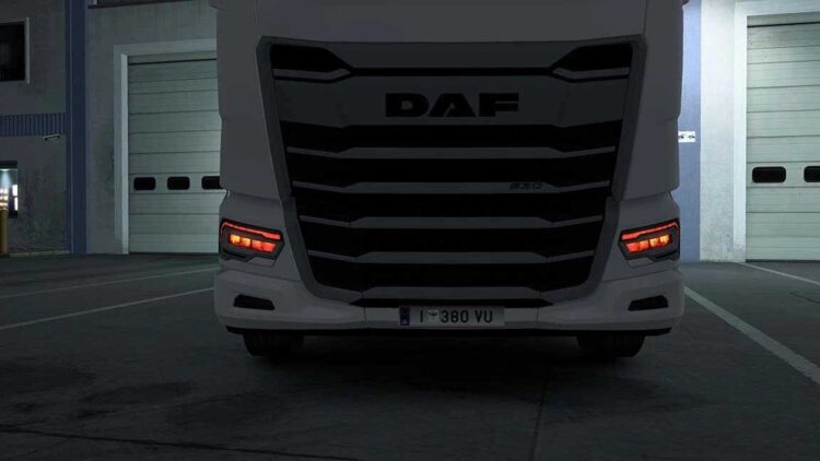 DAF 2021 XD, XF, XG, XG+ Lights Pack v1.60