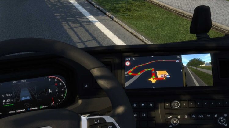 MAN TGX 2020 Infotaiment System Mod v1.0