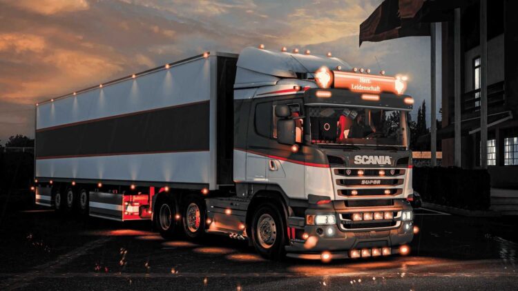 Scania R560 V8 + Trailer v1.60