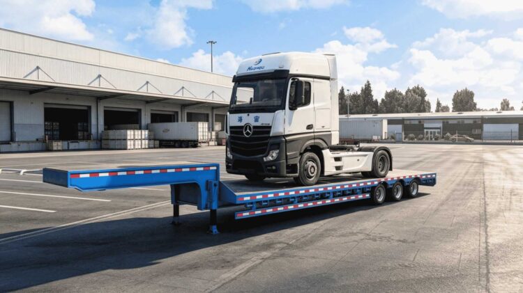 15M Drop deck semi trailer v1.60