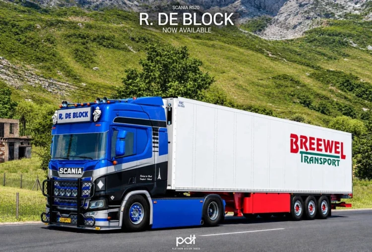 Scania R520 R. De Block
