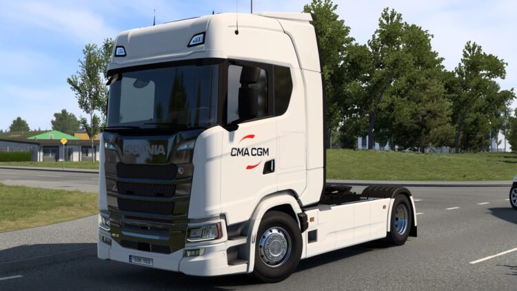 8K CMA CGM SCANIA S BEV BY RODONITCHO MODS 1.0 1.40 1.61 17 09 2026