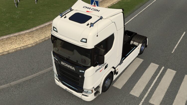 8K CMA CGM SCANIA S BEV BY RODONITCHO MODS 1.0 1.40 1.61 17 09 2026
