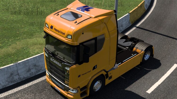8K HAPAG LLOYD SCANIA S BEV BY RODONITCHO MODS 2.0 1.40 1.61 19 09 2026