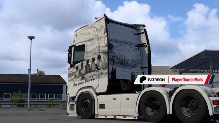 ETS2 Forever Young v2 Skin for Scania by Player Thurein
