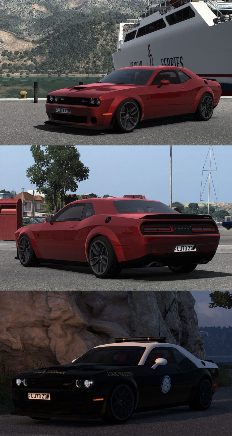 Dodge Challenger SRT Hellcat Widebody 2018 V2.8 1.61