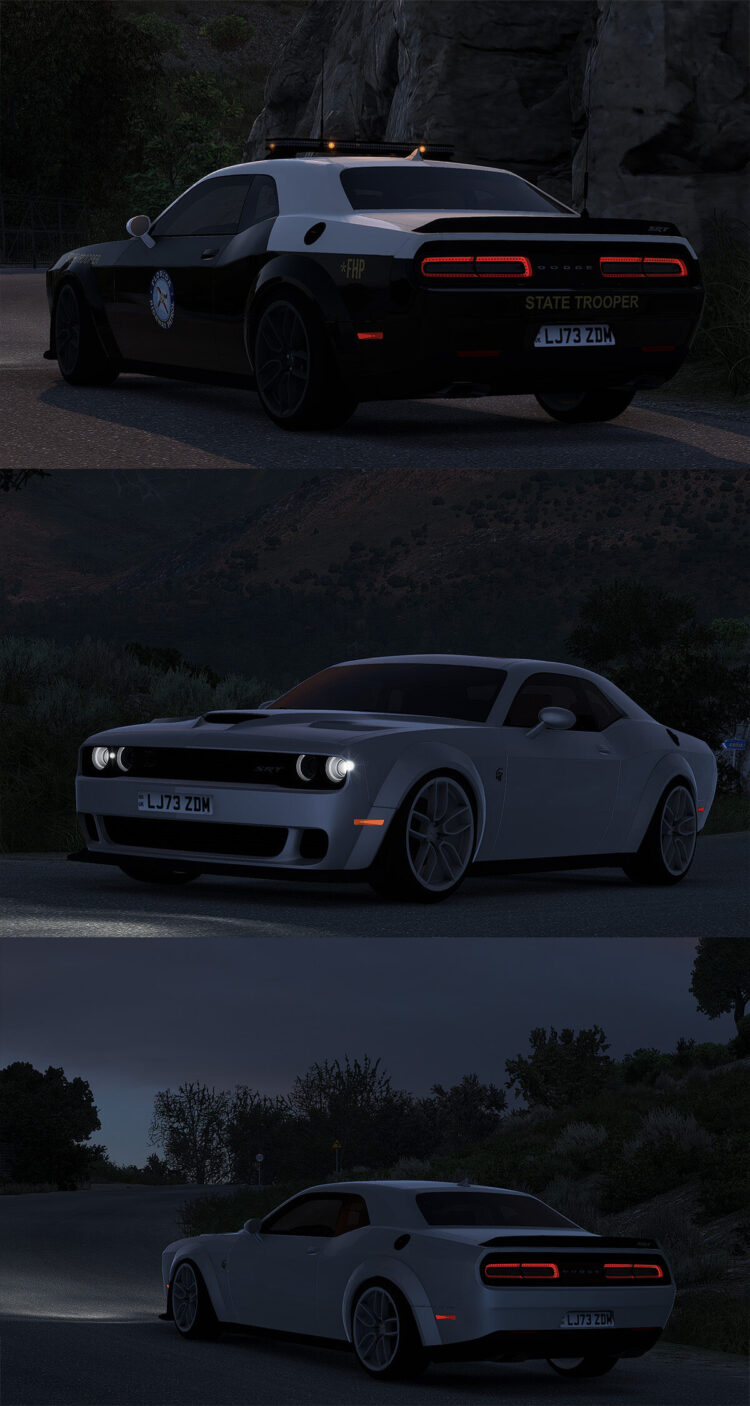 Dodge Challenger SRT Hellcat Widebody 2018 V2.8 1.61