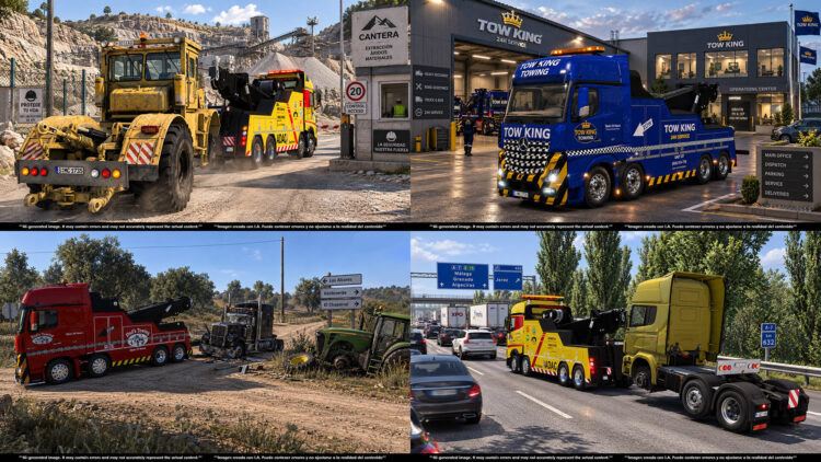M.B. ACTROS MPIV CRANETRUCK & CARGO PACK v3.0 ETS2 1.60-1.61.x
