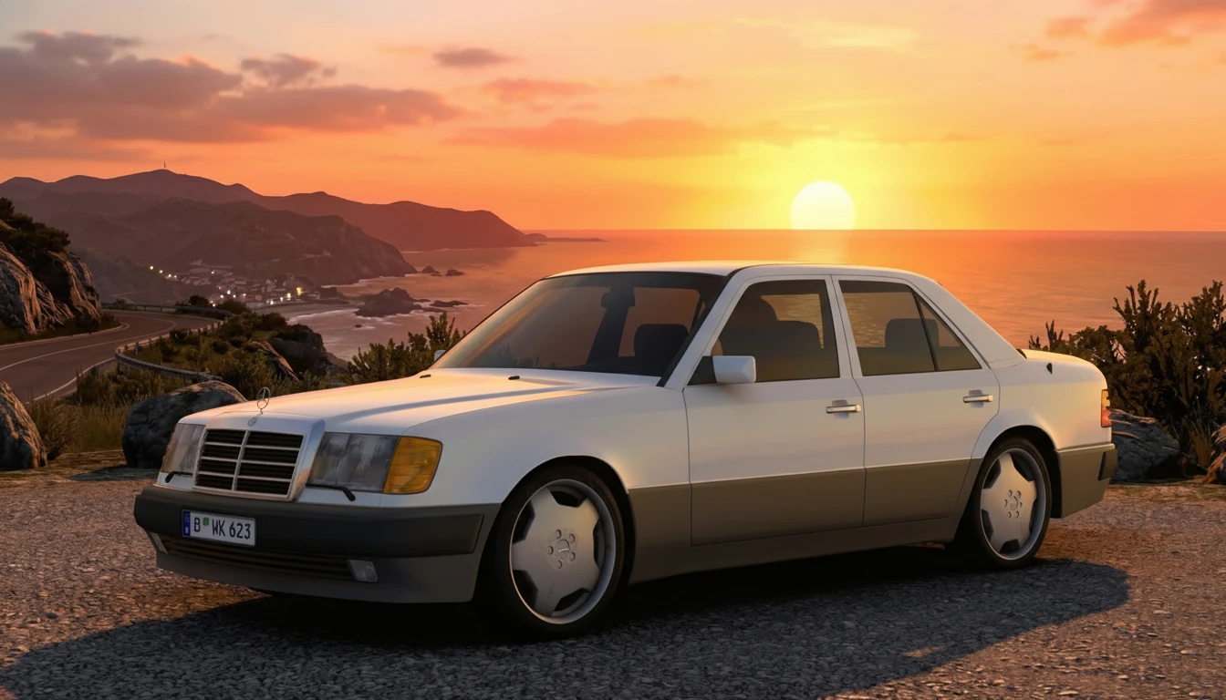 Mercedes Benz 250D W124 1998 1.61x