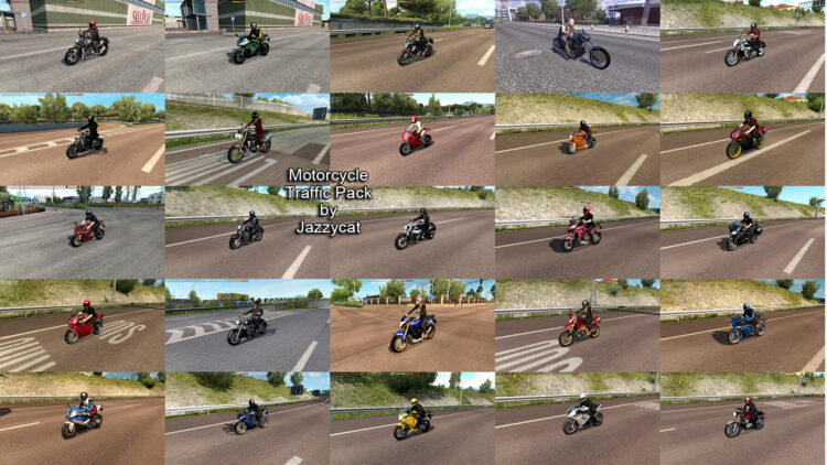Motorcycle Traffic Pack by Jazzycat v6.5.18