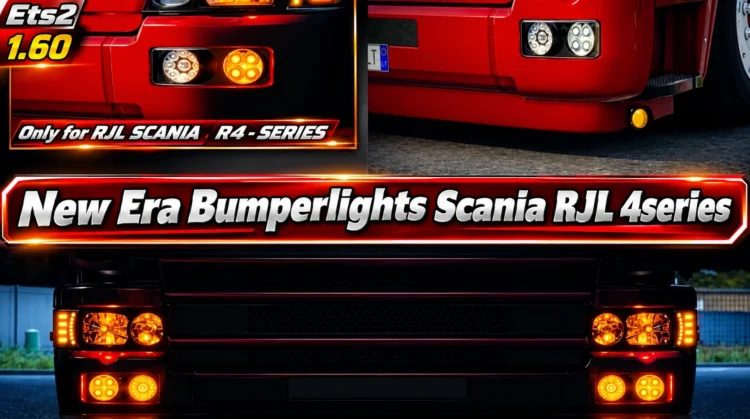 New Era Bumperlights Scania RJL 4 Series v1.60