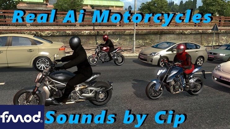 Real Ai Motorcycles Sounds 1.61 (addon to Motorcycles pack by Jazzycat v6.5.*)