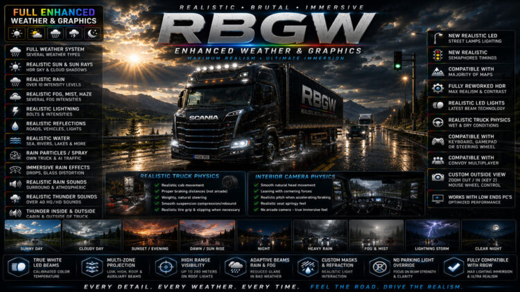 Realistic Brutal Graphics And Weather V14.1