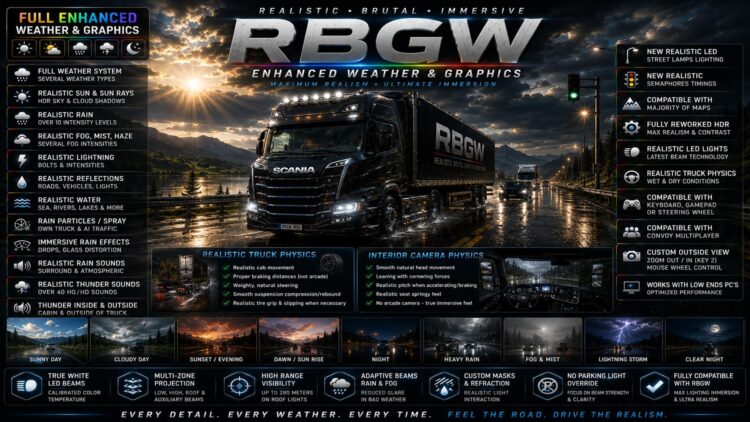 Realistic Brutal Graphics And Weather V14.2