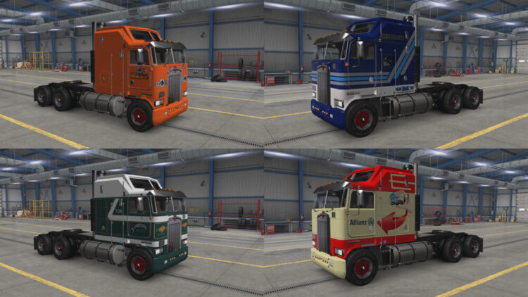 KENWORTH K100 v8.0 SKINS PACK