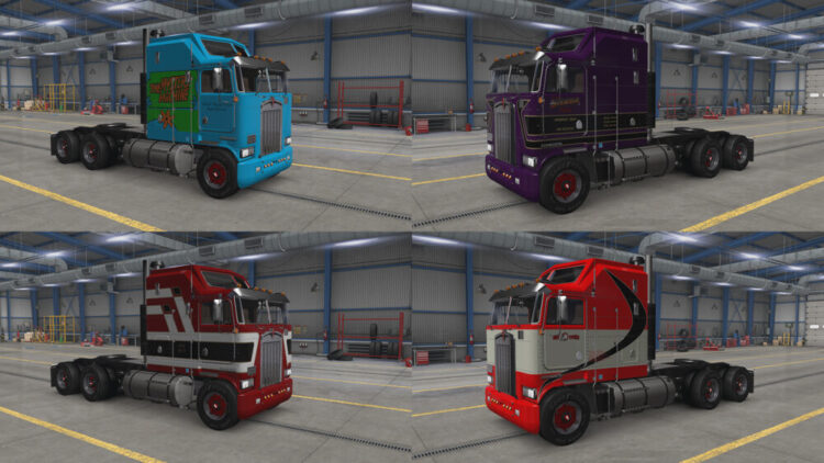 KENWORTH K100 v8.0 SKINS PACK
