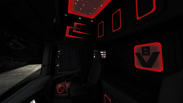 Scania S/R Next Gen V8 Interior