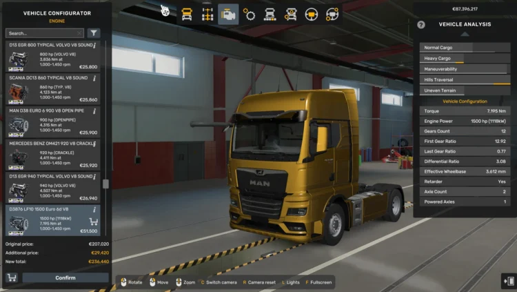 Engine and transmission mods for v1.61