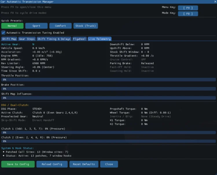 Improved Car Automatic Transmission v1.1