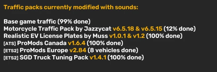 Sound Fixes Pack v26.65
