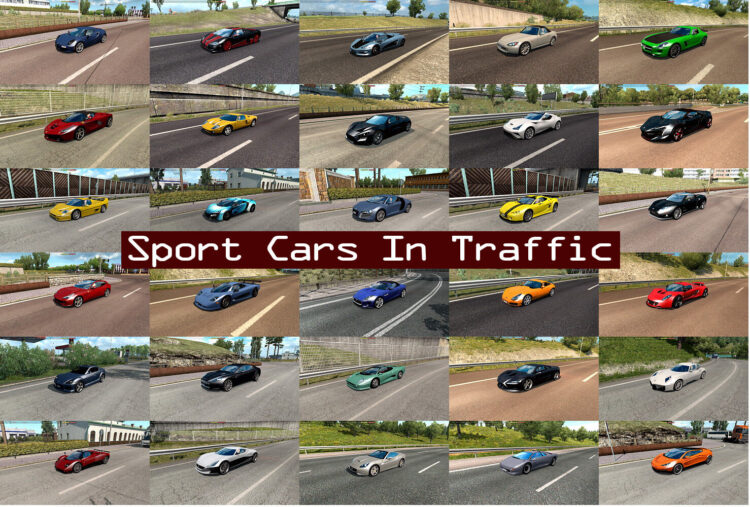Sport Cars Traffic Pack by TrafficManiac v12.7.16