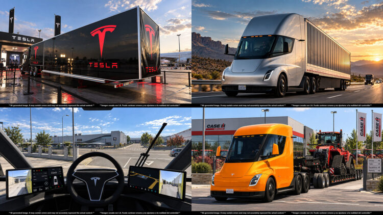 TESLA SEMI TRUCK 2019 + TRAILER v3.0 ETS2 1.60-1.61.x