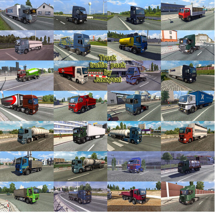 Truck Traffic Pack by Jazzycat v9.1.20