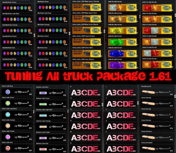 Tuning All Truck Package v1.61