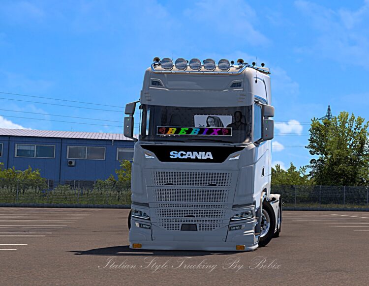 Tuning Mega Mod Italian Scania 2016/2027 SCS