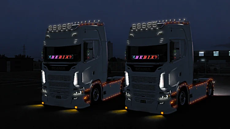Tuning Mega Mod Italian Scania 2016/2027 SCS