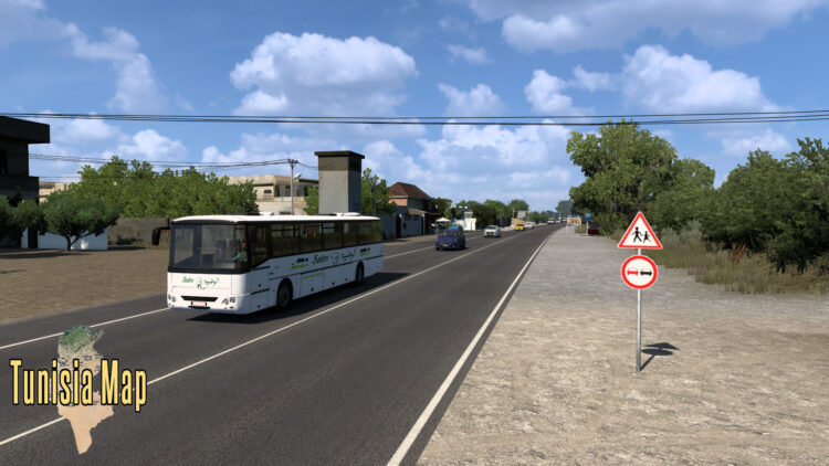 Tunisia Map 1.2 for ETS2 version 1.61