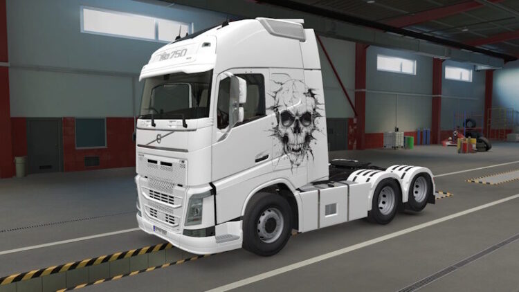 Volvo FH4 Skull Skin