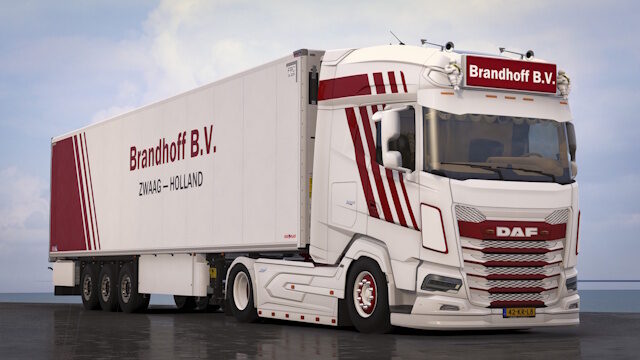 DAF XG+ Brandhoff B.V. & Schmitz Combo
