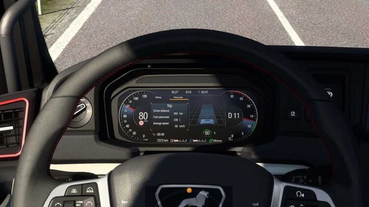 MAN TGX 2020 Improved Dashboard v2.01