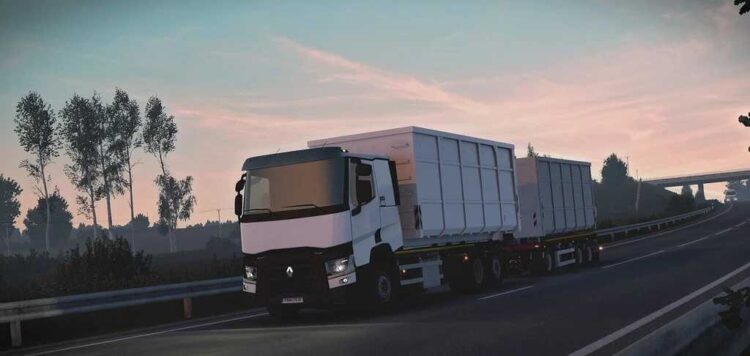 Renault TCK Hooklift + Zaslaw Trailer v2.0