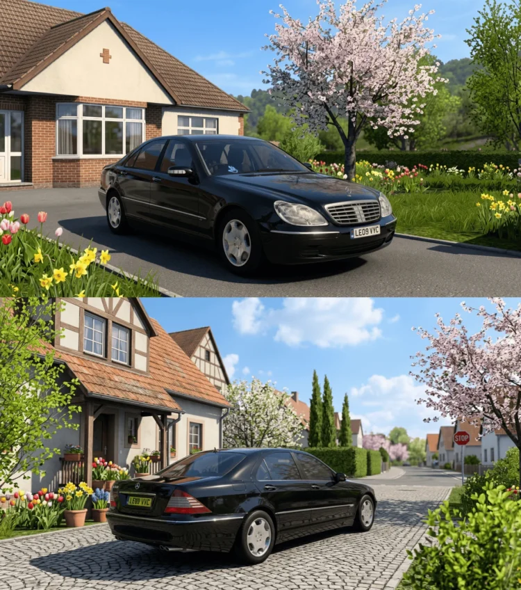Mercedes-Benz S500 W220 1.9 1.61x