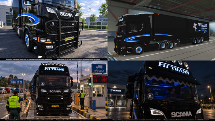 SCANIA NG R580 FH TRANS v2.0 ETS2 1.60-1.61.x