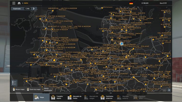 ALL CITIES WITH COUNTRY IDENTIFICATION ETS2 BY RODONITCHO MODS 1.40 1.62 26 10 2026