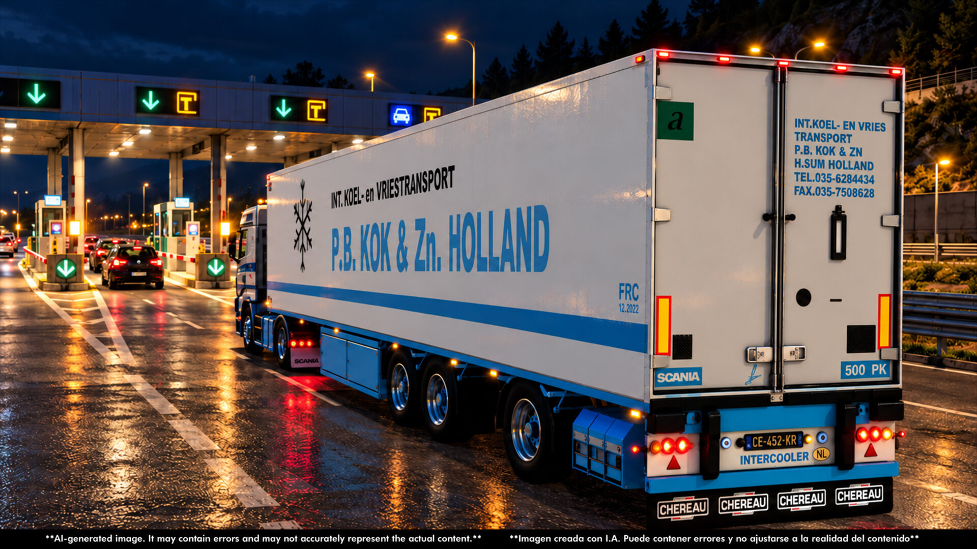 CHEREAU VOGELZANG P.B. KOK & ZN HOLLAND TRAILER v2.0 ETS2 1.60-1.61.x