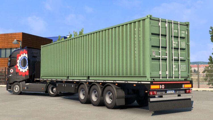 Flatbed Floor With Container Pins Fix (Definitive)